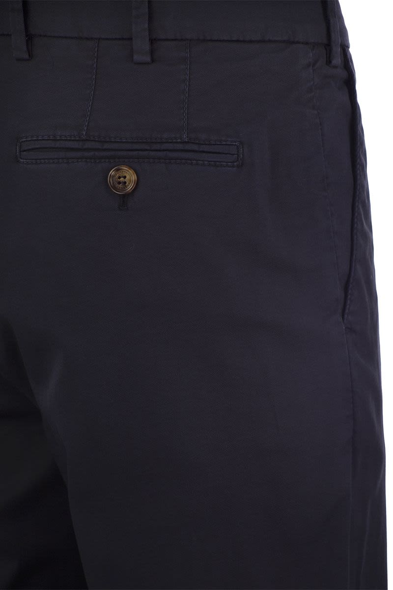 Italian fit cotton gabardine trousers - VOGUERINI