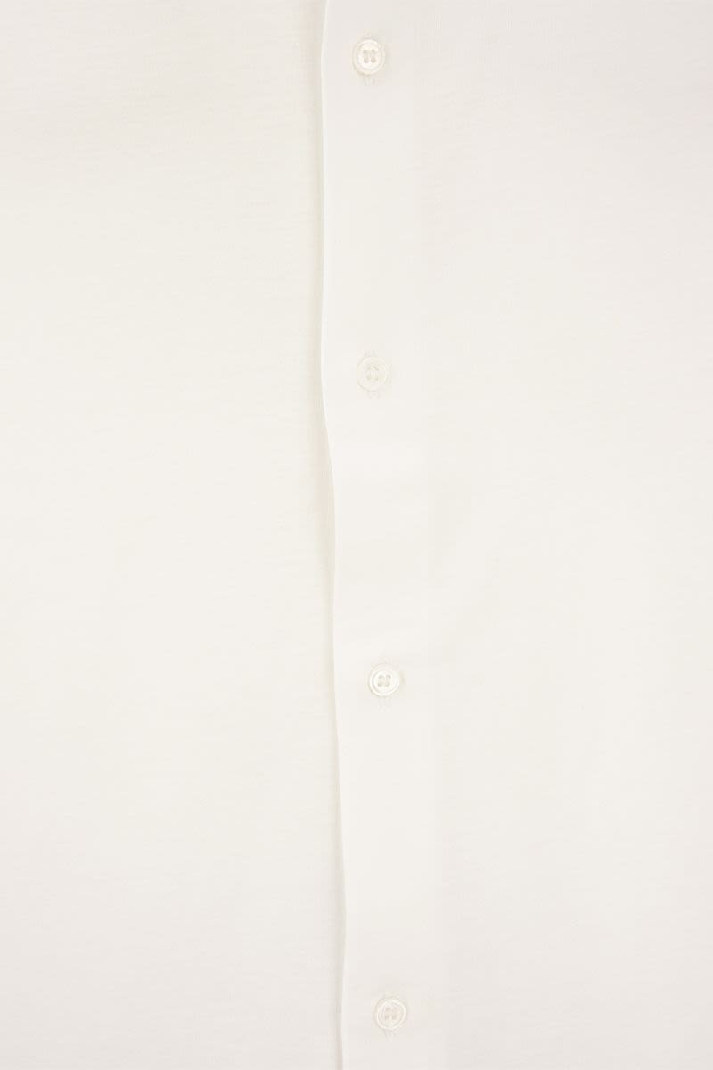 Long-sleeved shirt in lyocell and cotton - VOGUERINI