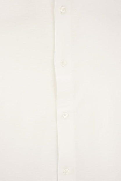 Long-sleeved shirt in lyocell and cotton - VOGUERINI