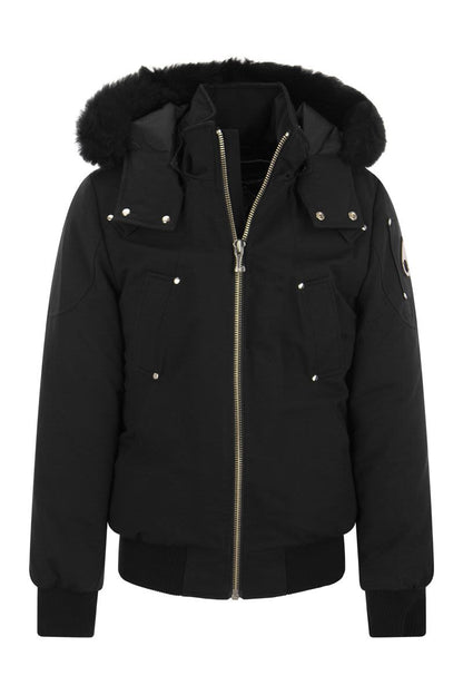 BOMBER BALLISTIC - Down jacket with fur - VOGUERINI