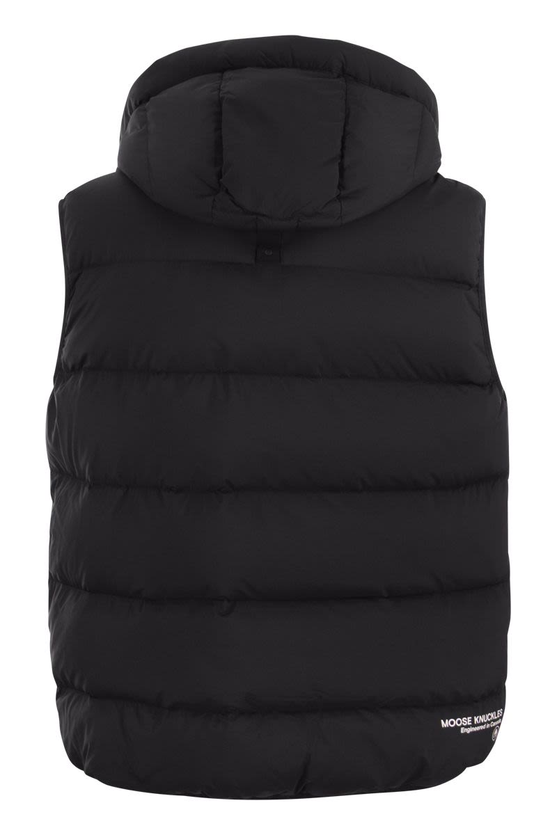 SYCAMORE - Hooded padded waistcoat - VOGUERINI