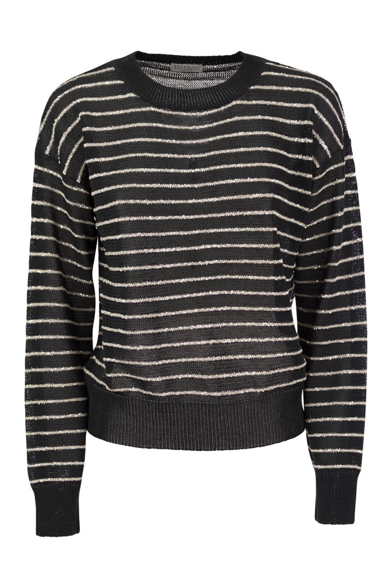 Dazzling Stripes cotton jersey - VOGUERINI