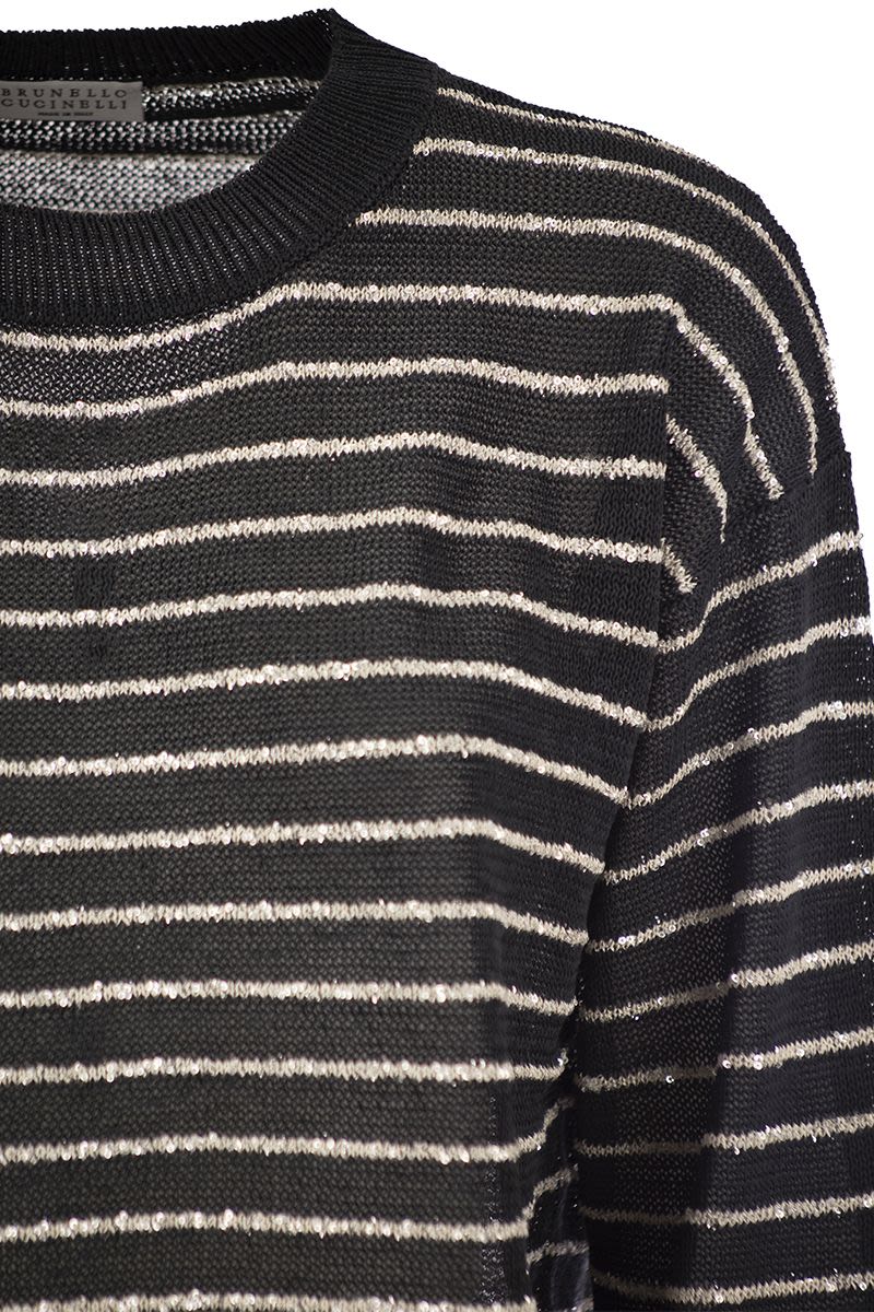 Dazzling Stripes cotton jersey - VOGUERINI
