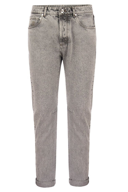 Denim five-pocket trousers - VOGUERINI