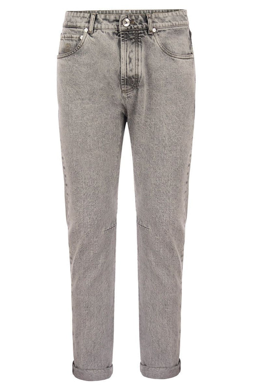 Denim five-pocket trousers - VOGUERINI