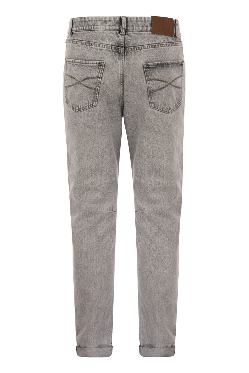 Denim five-pocket trousers - VOGUERINI