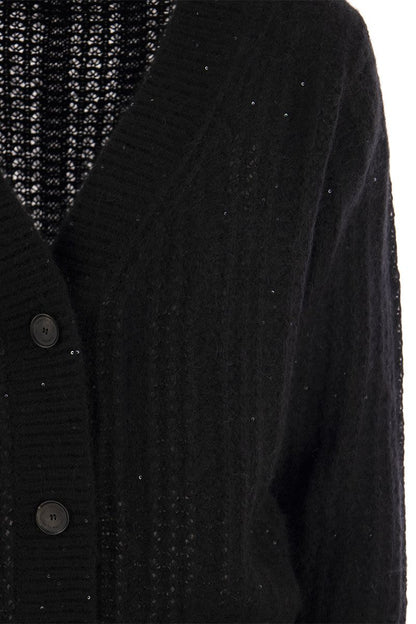 Ribbed cardigan - VOGUERINI