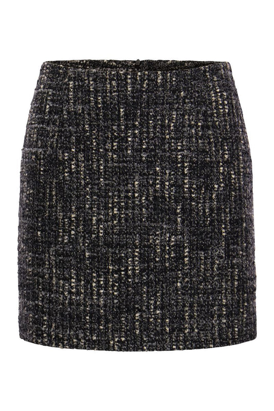 May - Tweed Miniskirt - VOGUERINI