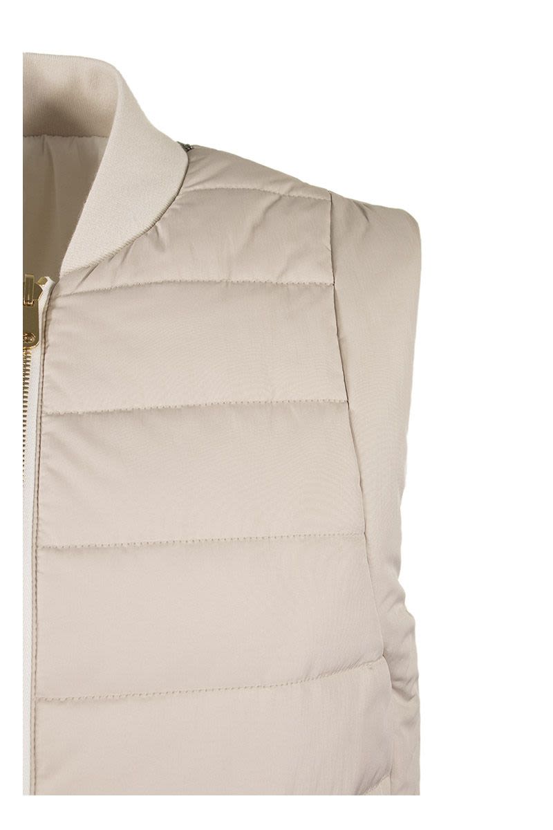 Down Sleeveless Jacket - VOGUERINI