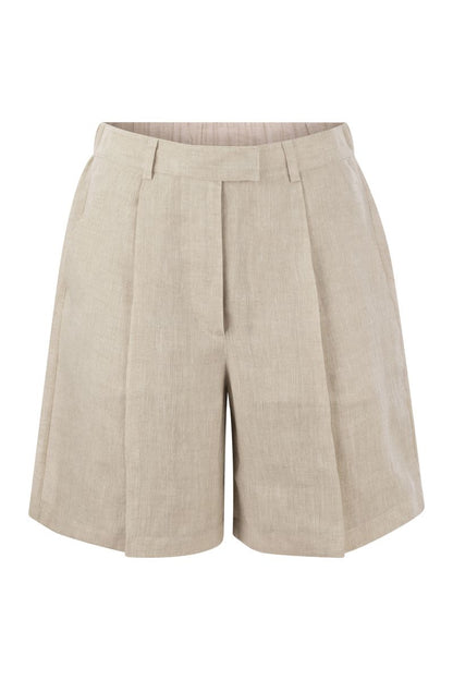 Linen Shorts - VOGUERINI