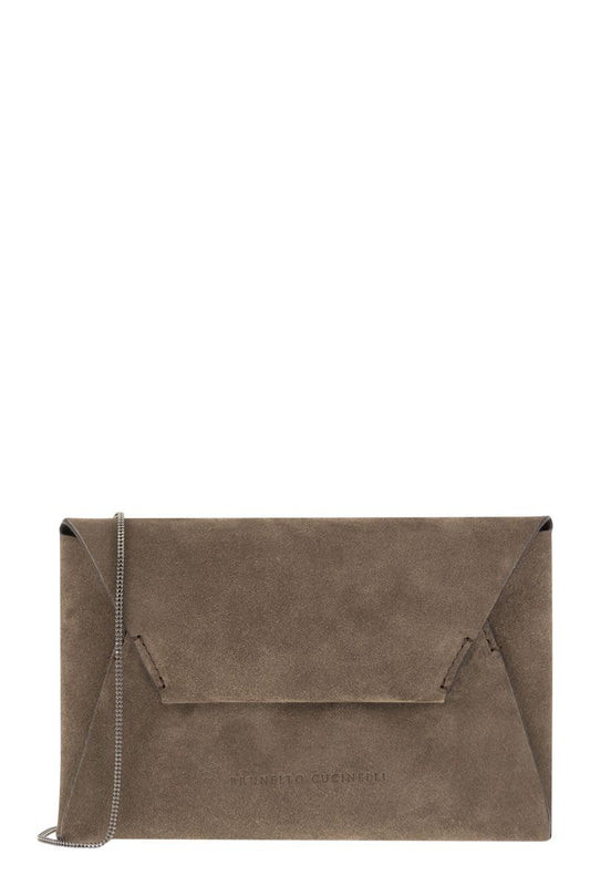 Suede Envelope Bag - VOGUERINI