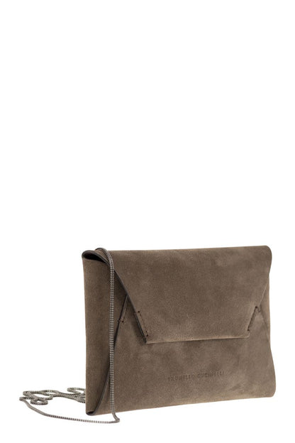 Suede Envelope Bag - VOGUERINI