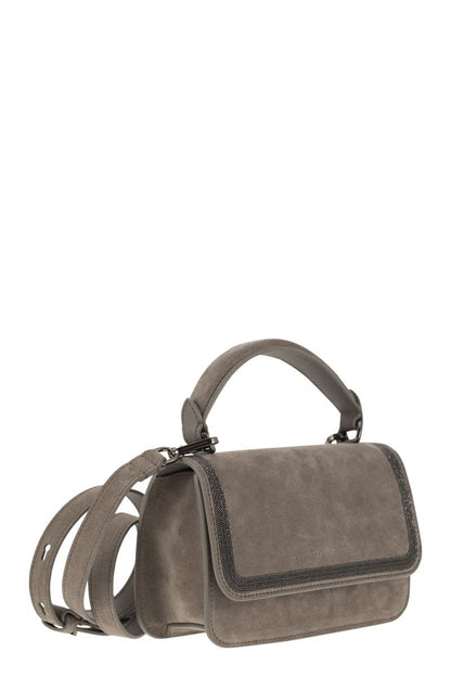 Suede bag with Precious Contour - VOGUERINI