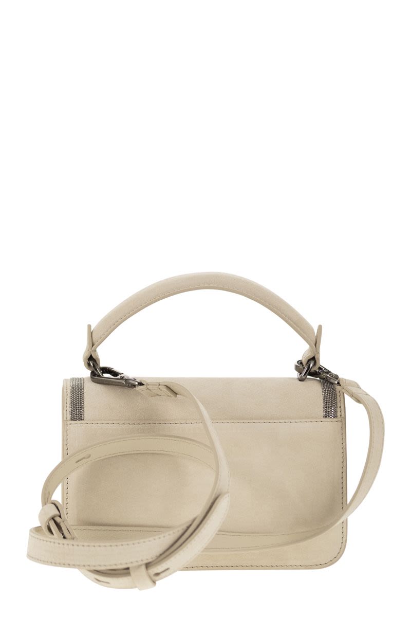 Suede bag with Precious Contour - VOGUERINI