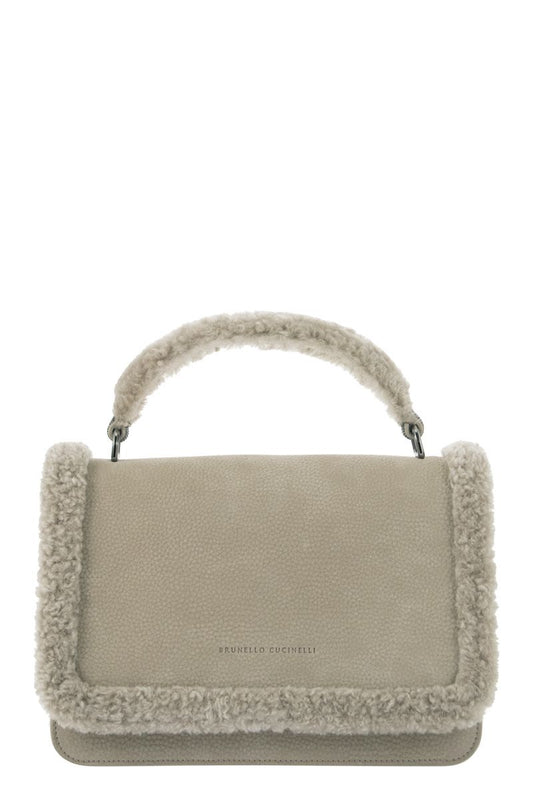 Suede and fur bag - VOGUERINI