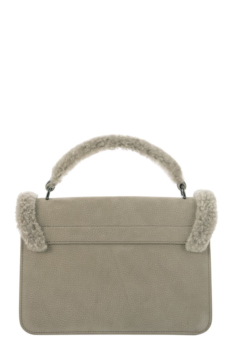 Suede and fur bag - VOGUERINI