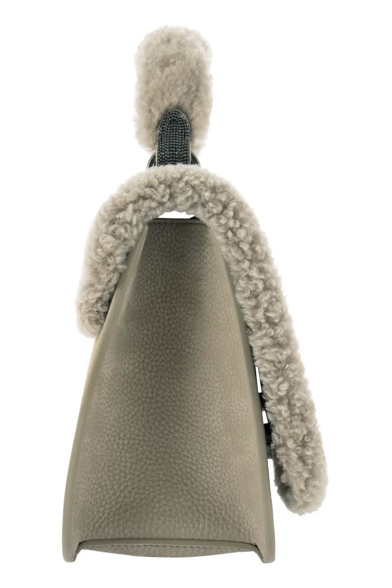 Suede and fur bag - VOGUERINI