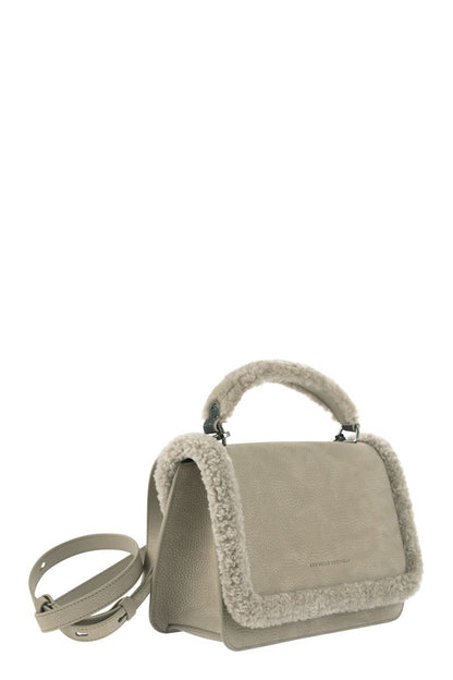 Suede and fur bag - VOGUERINI