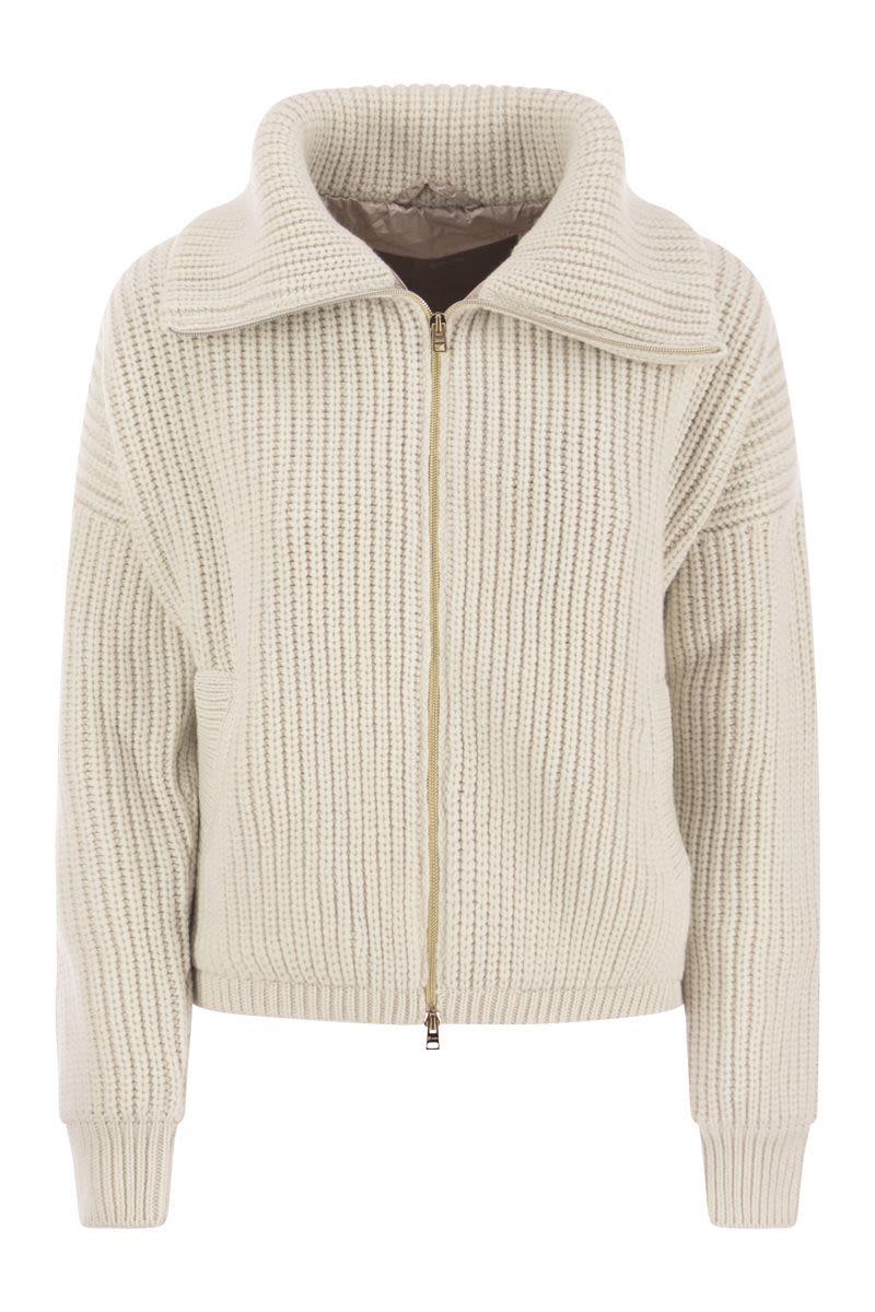 Resort cashmere bomber jacket - VOGUERINI