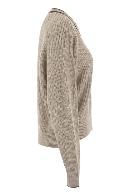 Active Dazzling linen rib knit - VOGUERINI