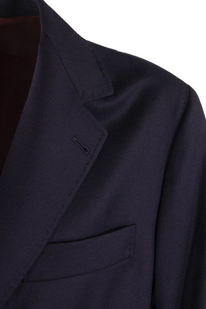 Single-breasted jacket Deconstructed virgin wool jacket - VOGUERINI