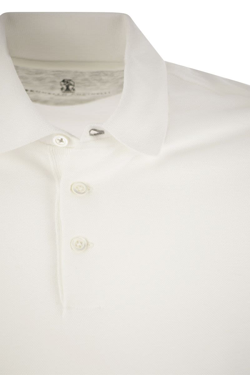 Cotton jersey polo shirt - VOGUERINI