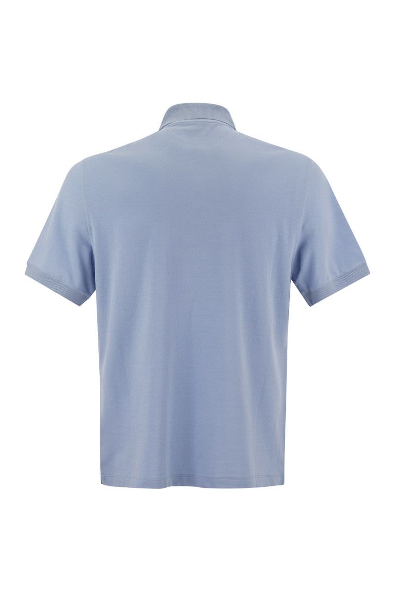 Cotton jersey polo shirt - VOGUERINI