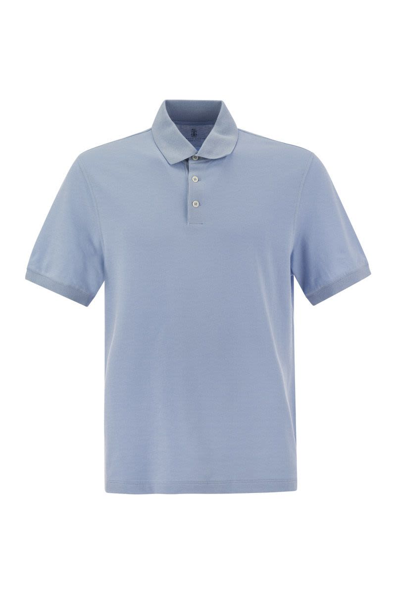 Cotton jersey polo shirt - VOGUERINI