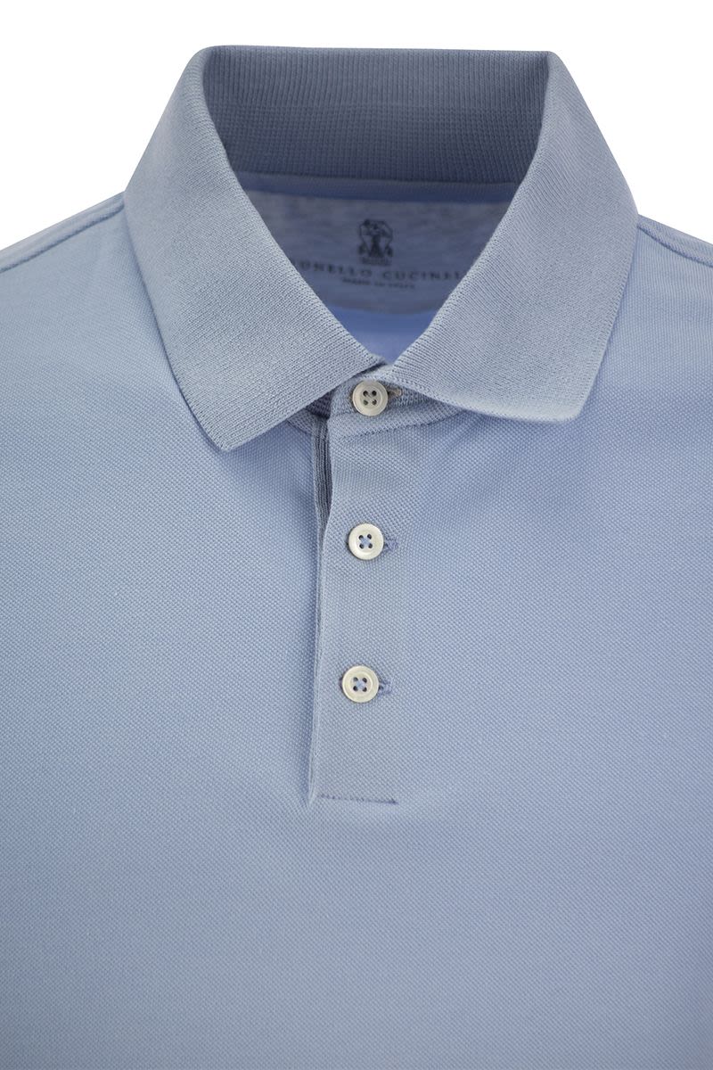 Cotton jersey polo shirt - VOGUERINI