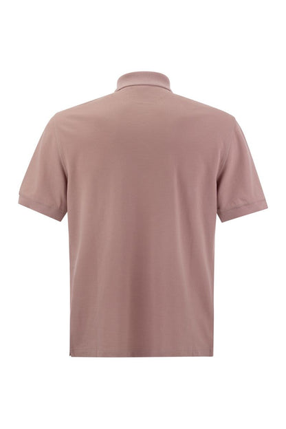 Cotton jersey polo shirt - VOGUERINI