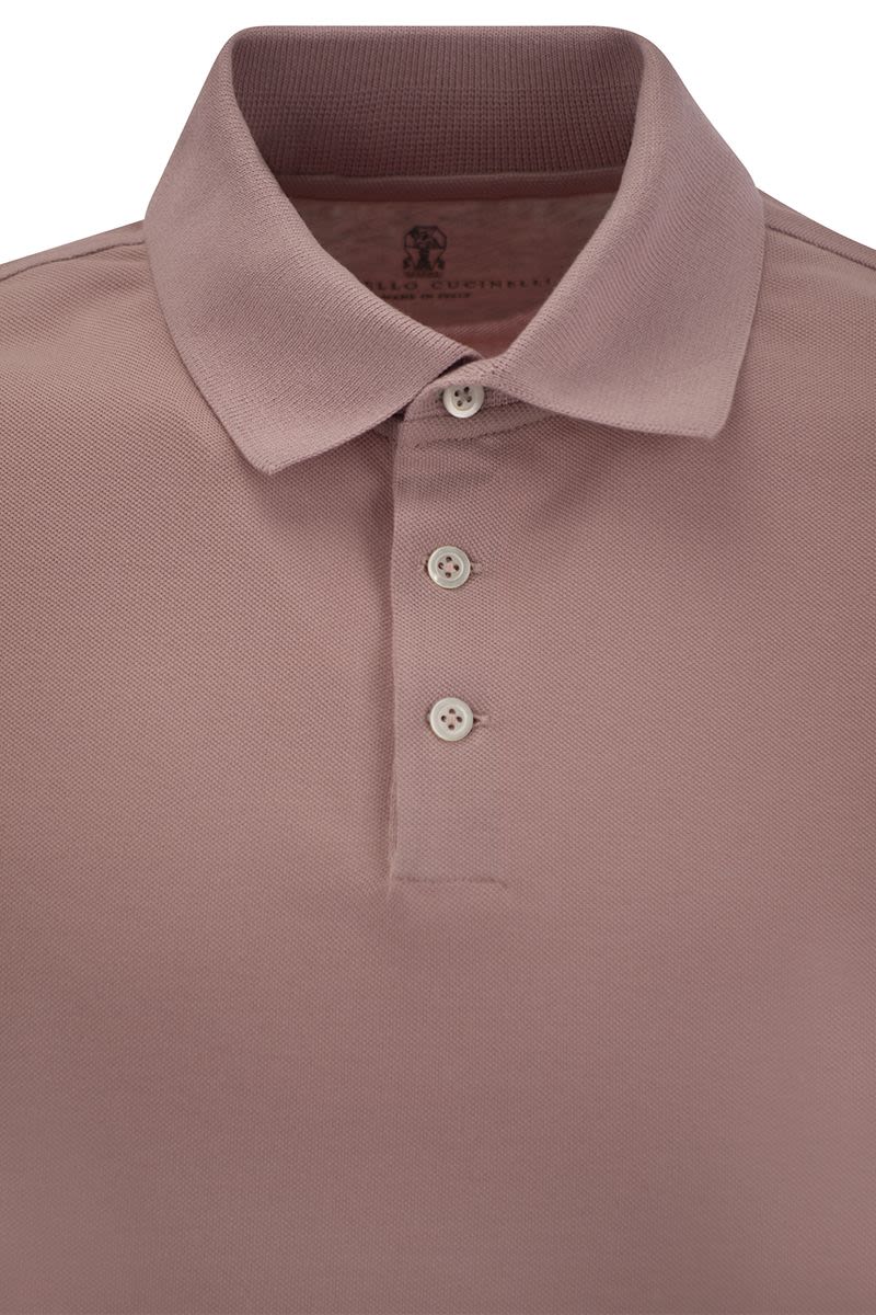 Cotton jersey polo shirt - VOGUERINI