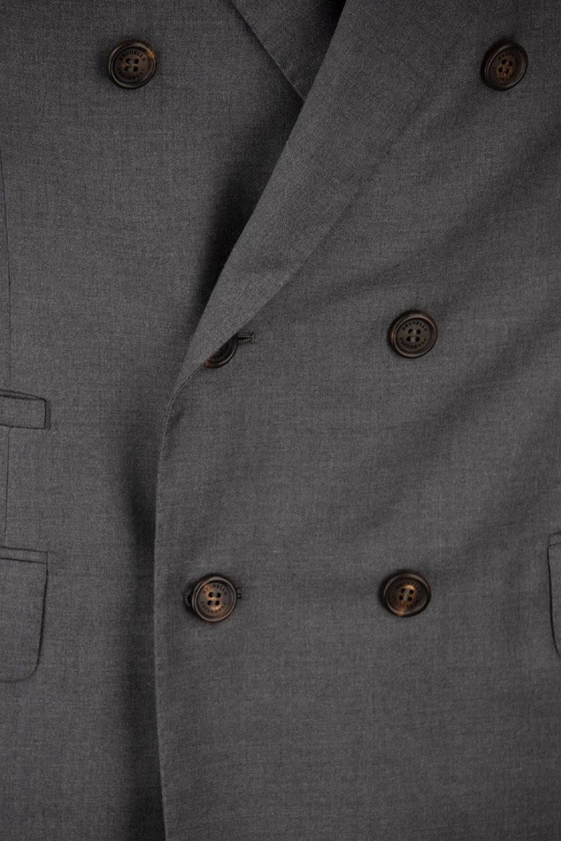 Virgin wool grisaille jacket - VOGUERINI