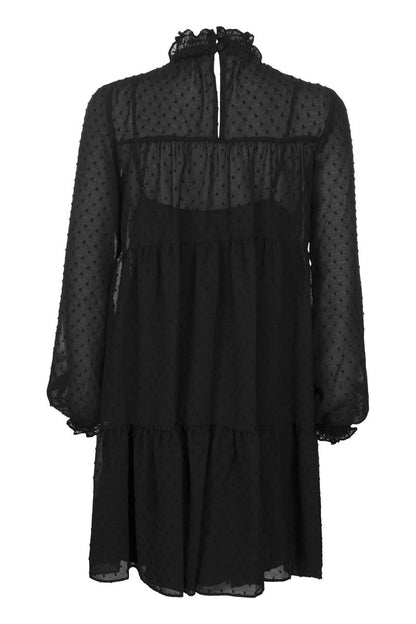 Pois Georgette Dress - VOGUERINI