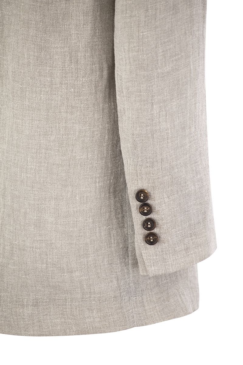 Lessivé linen canvas jacket