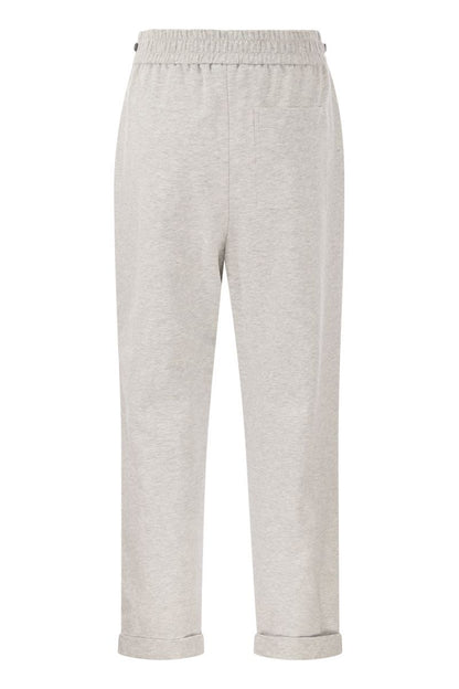 Cotton fleece trousers - VOGUERINI