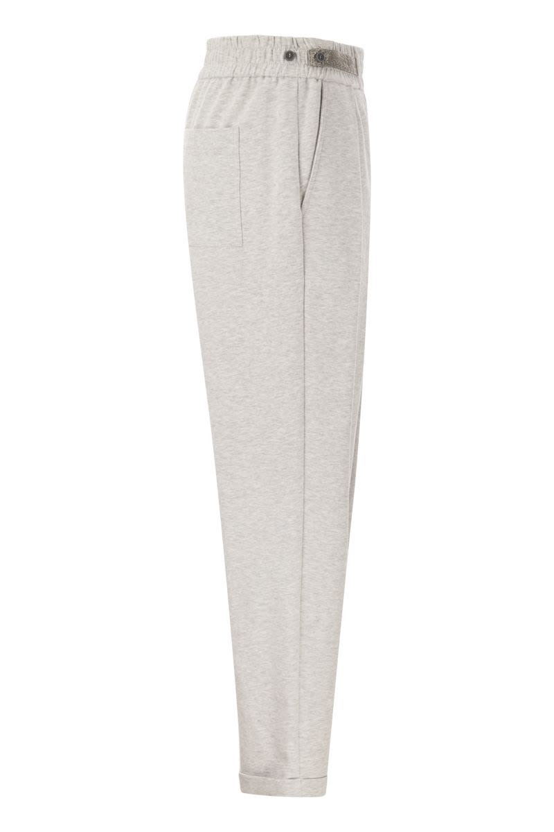 Cotton fleece trousers - VOGUERINI