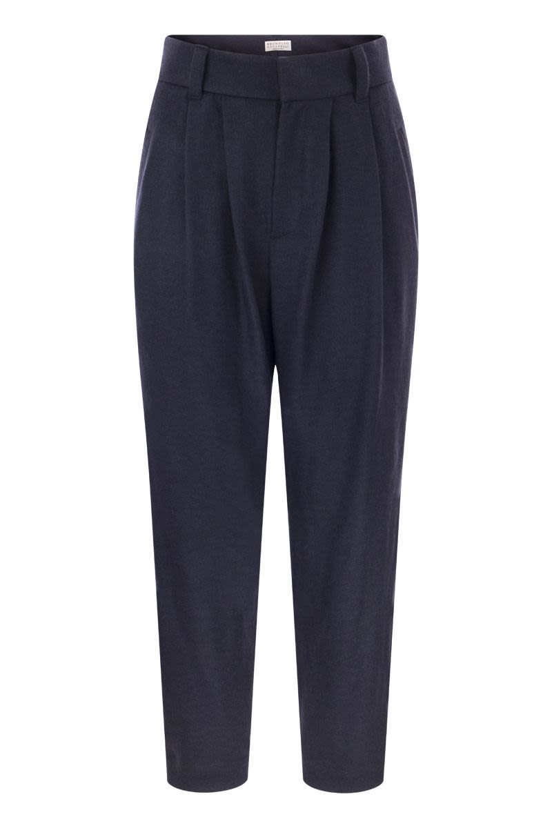 Pure cashmere trousers - VOGUERINI