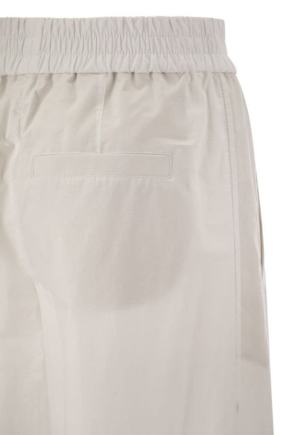 Relaxed light cotton trousers - VOGUERINI