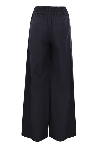 Relaxed light cotton trousers - VOGUERINI