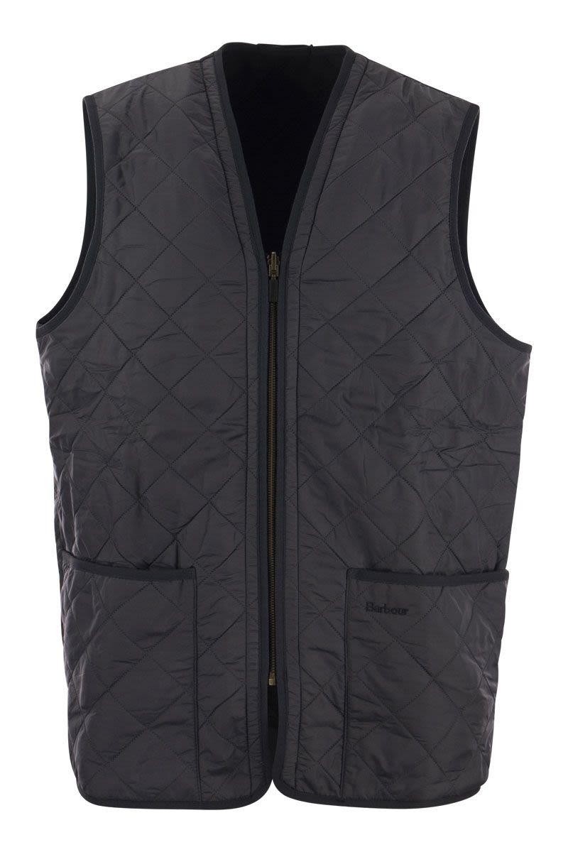 POLARQUILT - Quilted gilet with zip - VOGUERINI