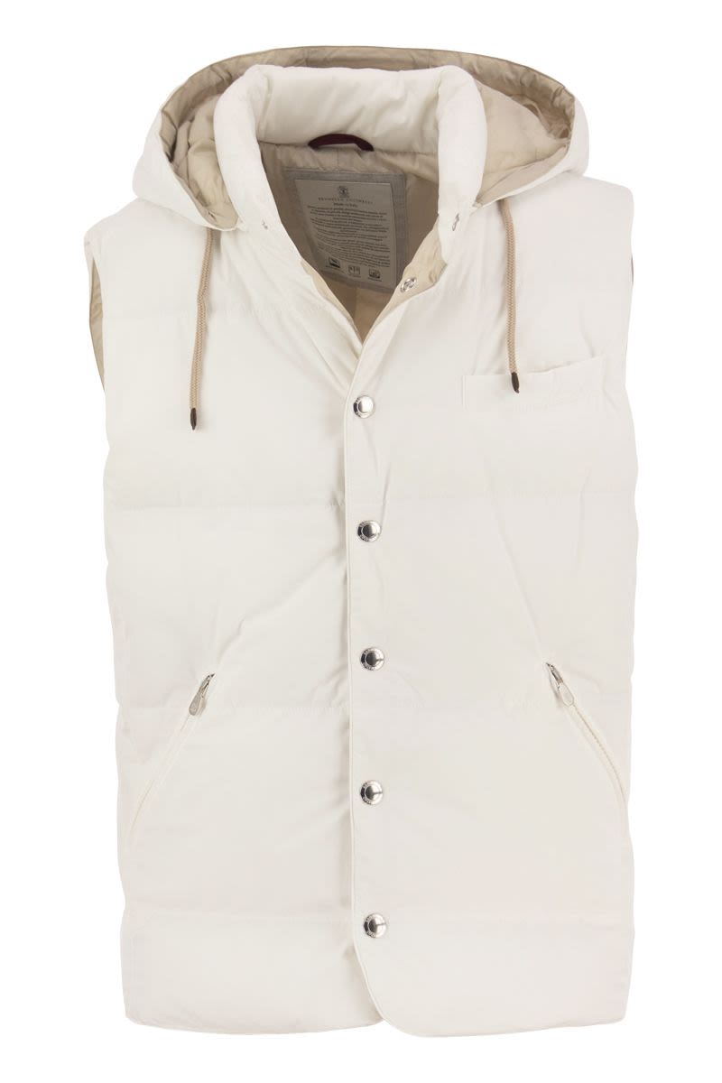 Hooded down jacket - VOGUERINI