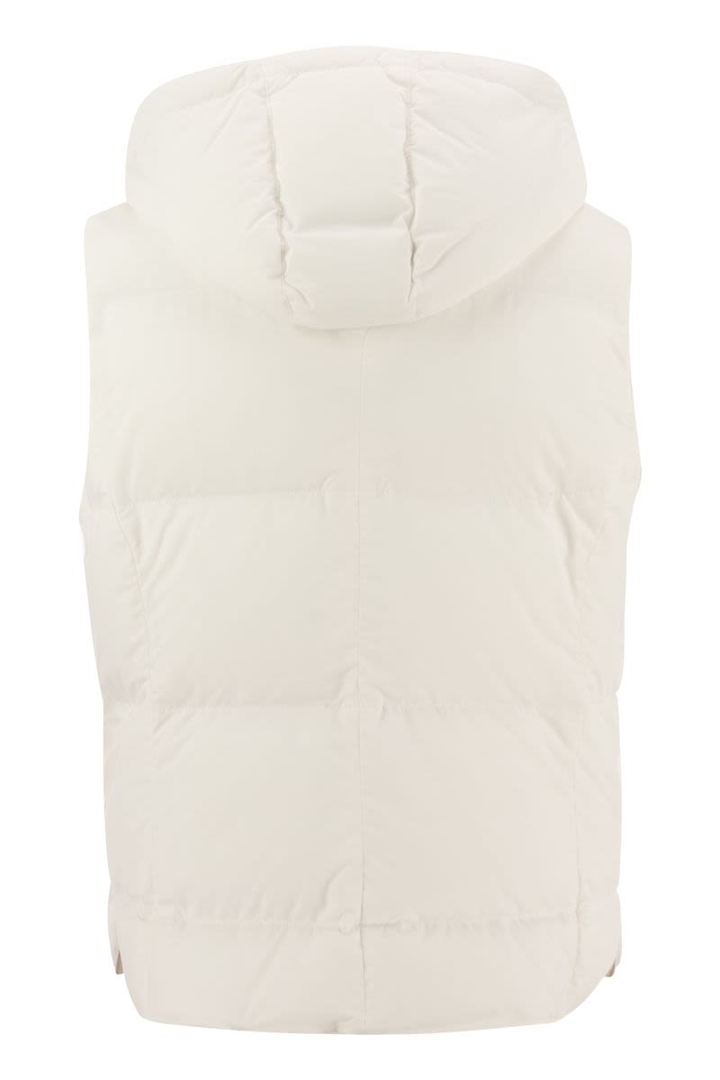 Hooded down jacket - VOGUERINI