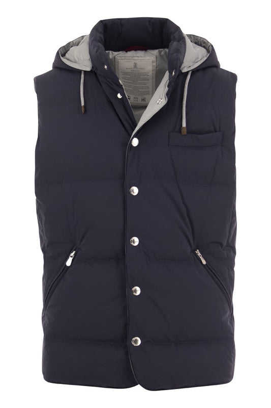 Hooded down jacket - VOGUERINI