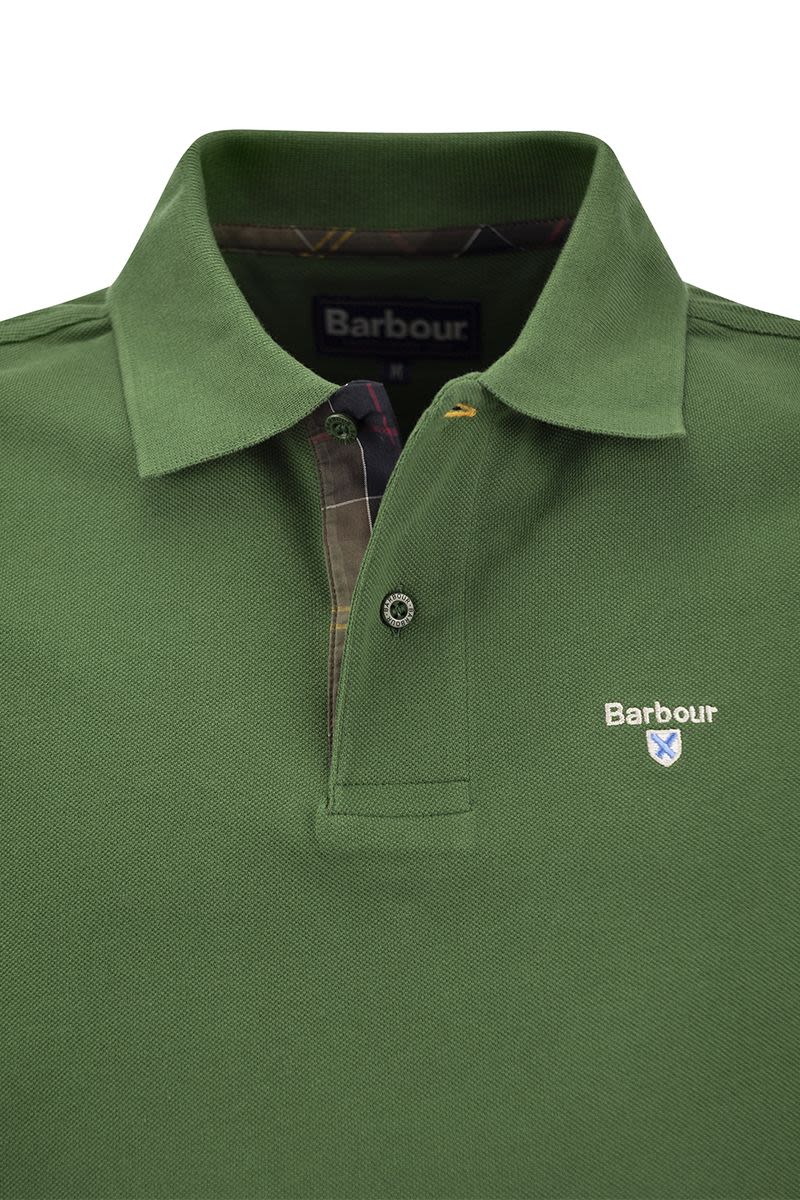 Tartan pique polo shirt - VOGUERINI