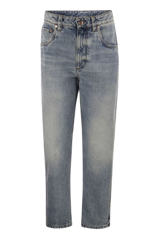 Straight denim trousers - VOGUERINI