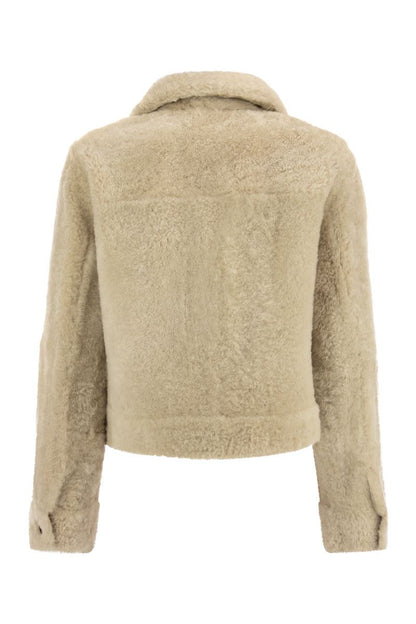 Reversible sheepskin jacket - VOGUERINI