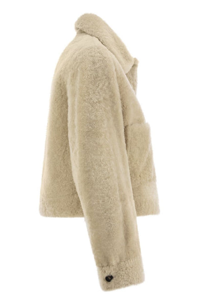 Reversible sheepskin jacket - VOGUERINI