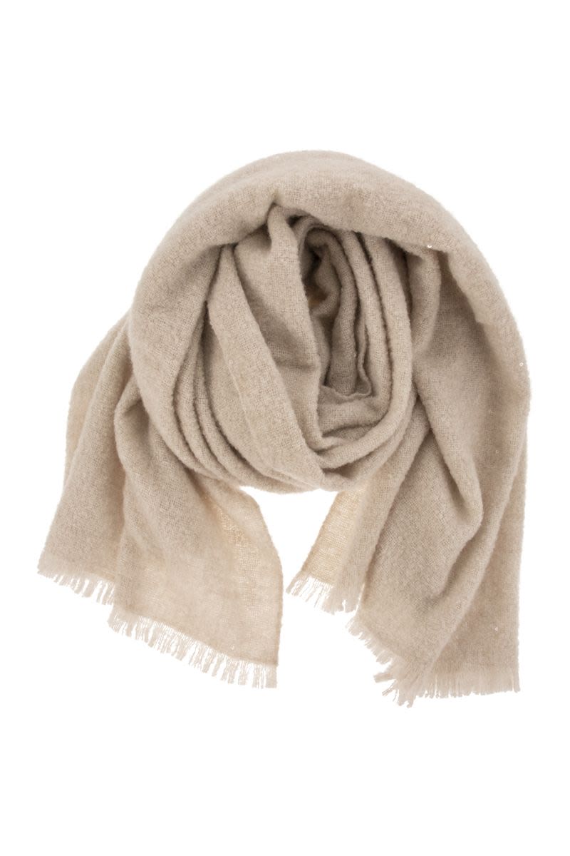 Soft Dazzling Cashmere and Silk Scarf - VOGUERINI