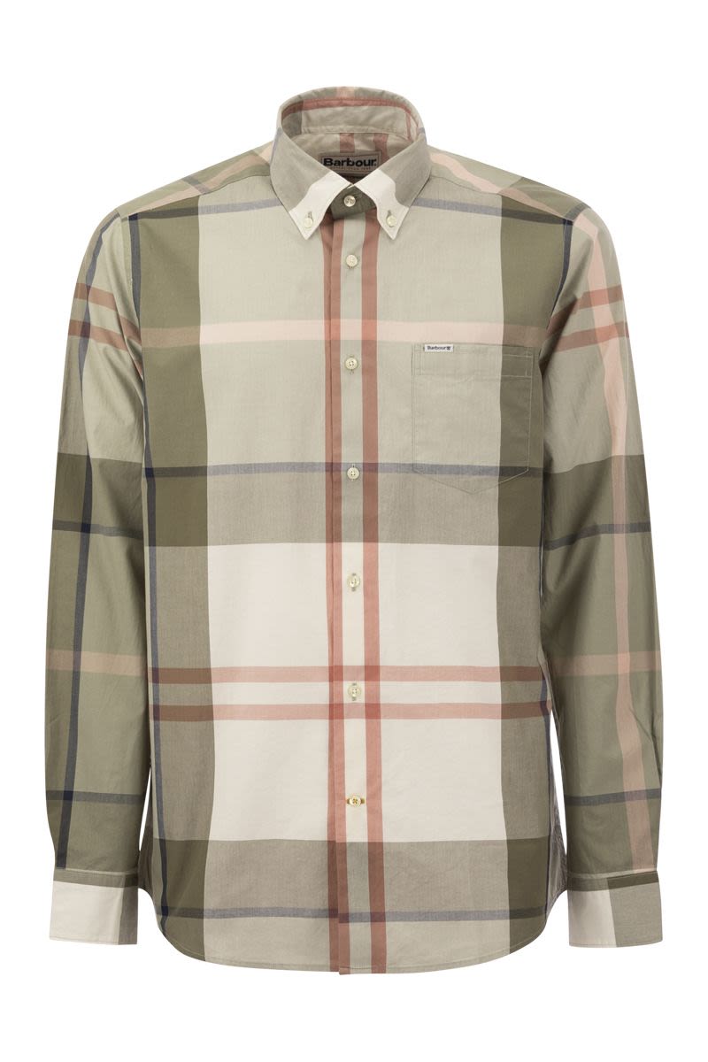 HARRIS - Plaid tailored shirt - VOGUERINI