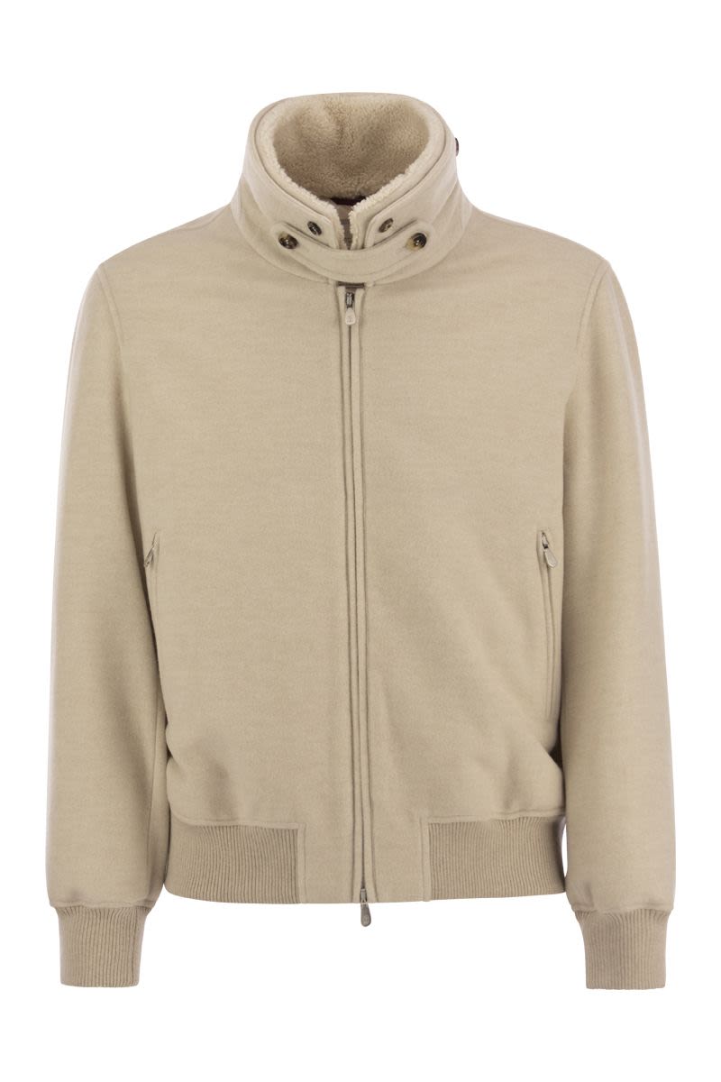 Cashmere bomber jacket - VOGUERINI